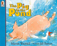 Image of The pig in the pond