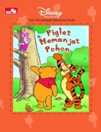 Image of Piglet memanjat pohon