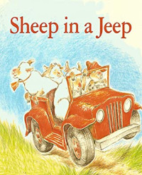 Image of Sheep in a jeep