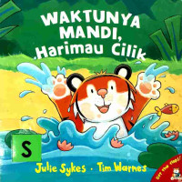 Image of Waktunya mandi, harimau cilik