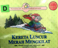 Image of Kereta luncur merah mengkilat