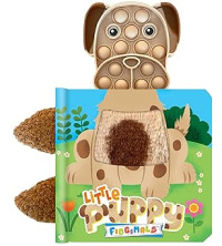 Image of Fidgimals Little Puppy Animal Baby Book