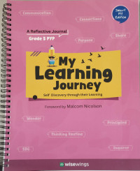 Image of a reflective journal : grade 5 PYP my learning journal